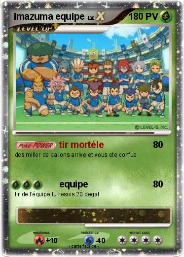 Pokemon imazuma equipe