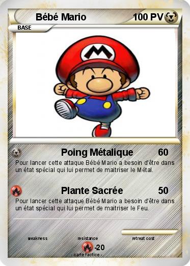 Pokemon Bébé Mario