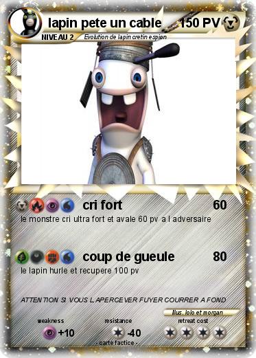 Pokemon lapin pete un cable