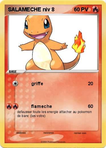 Pokemon SALAMECHE niv 8
