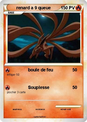 Pokemon renard a 9 queue