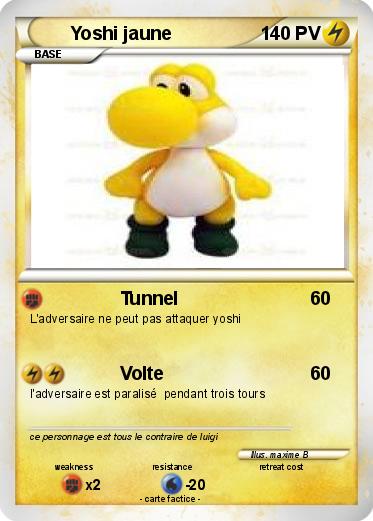Pokemon Yoshi jaune
