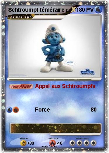 Pokemon Schtroumpf téméraire
