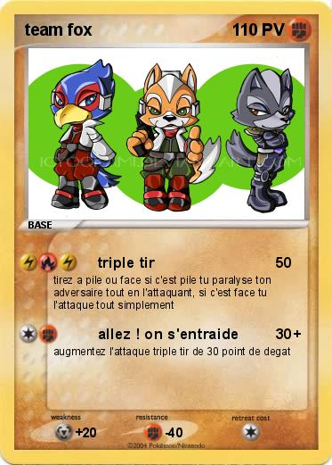 Pokemon team fox
