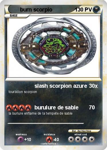 Pokemon burn scorpio