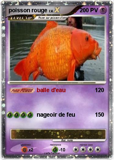 Pokemon poisson rouge