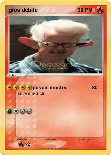 Pokemon gros debile