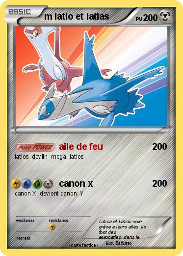 Pokemon m latio et latias