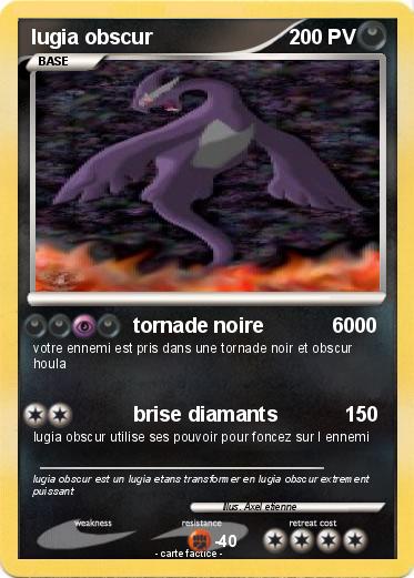 Pokemon lugia obscur