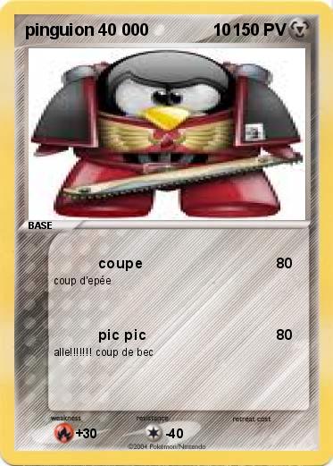 Pokemon pinguion 40 000              10