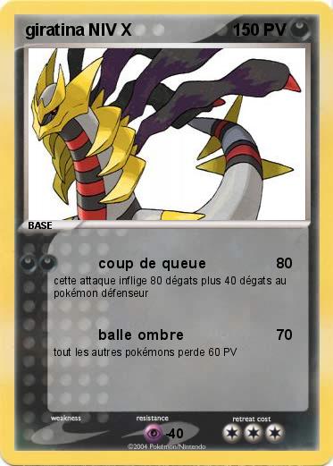 Pokemon giratina NIV X
