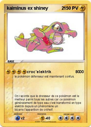 Pokemon kaiminus ex shiney           2