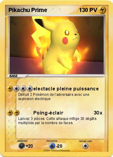 Pokemon Pikachu Prime