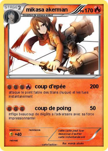 Pokemon mikasa akerman