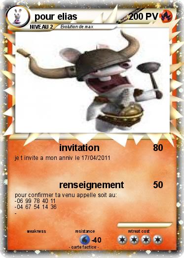 Pokemon pour elias