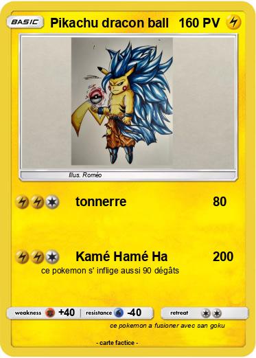Pokemon Pikachu dracon ball