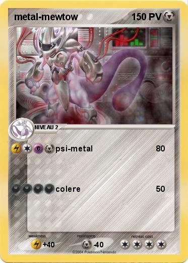 Pokemon metal-mewtow