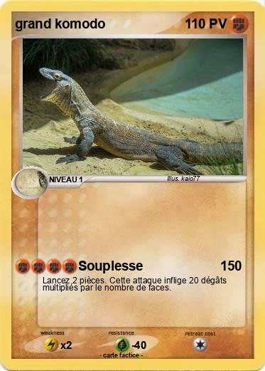 Pokemon grand komodo