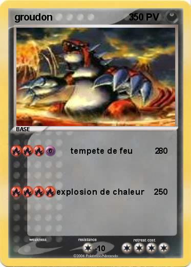 Pokemon groudon                             3