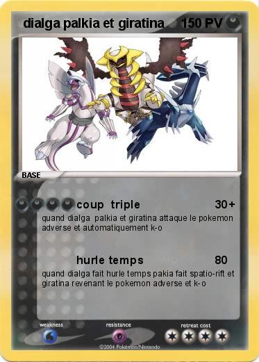 Pokemon  dialga palkia et giratina