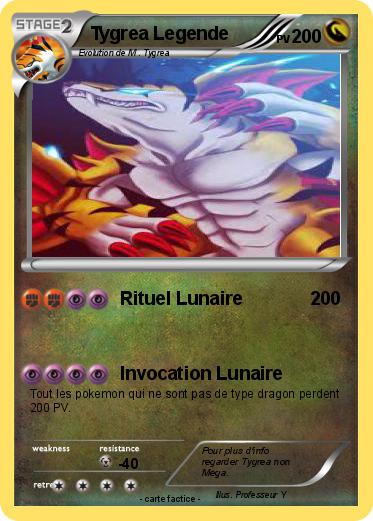 Pokemon Tygrea Legende