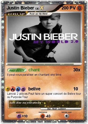 Pokemon Justin Bieber