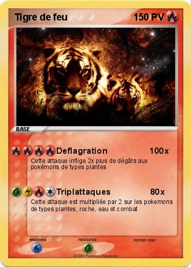 Pokemon Tigre de feu 