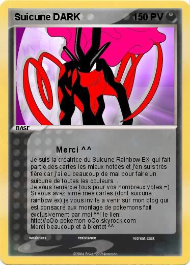 Pokemon Suicune DARK