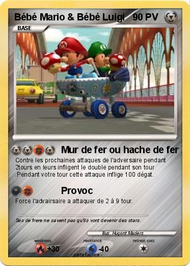 Pokemon Bébé Mario & Bébé Luigi