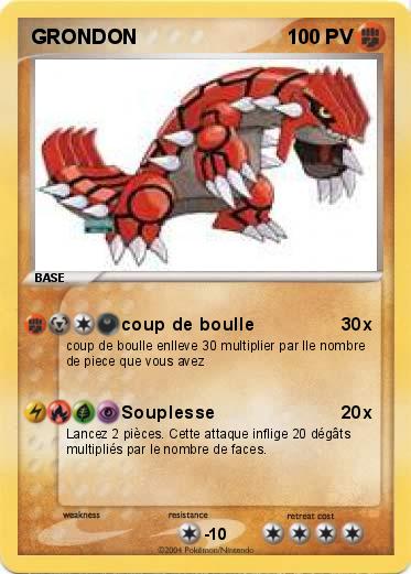 Pokemon GRONDON