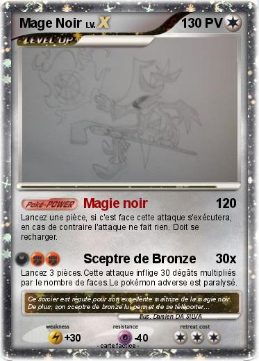 Pokemon Mage Noir