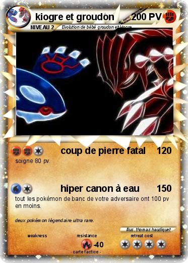 Pokemon kiogre et groudon