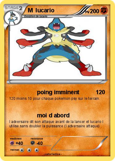 Pokemon M  lucario