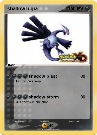 Pokemon shadow lugia