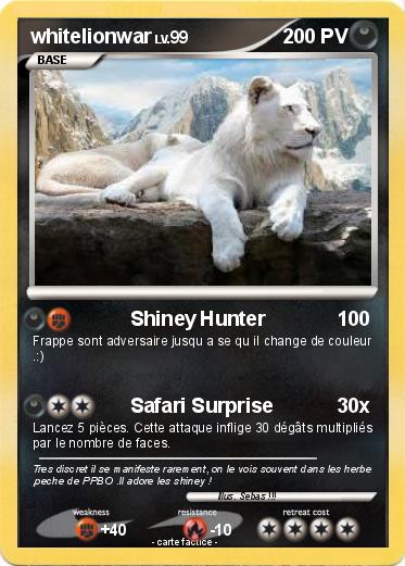 Pokemon whitelionwar