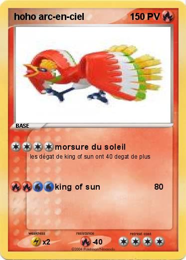 Pokemon hoho arc-en-ciel