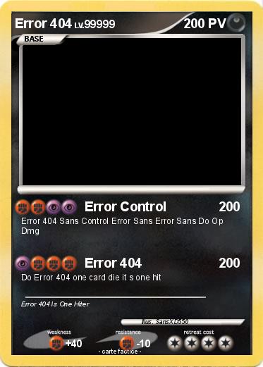 Pokemon Error 404