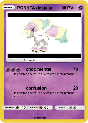 Pokemon PONYTA de galar
