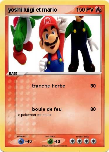 Pokemon yoshi luigi et mario
