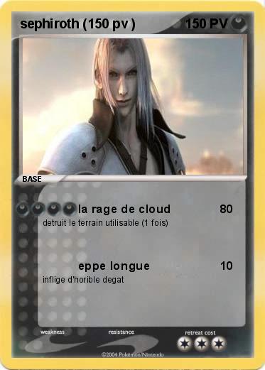 Pokemon sephiroth (150 pv )