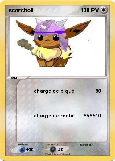 Pokemon scorcholi
