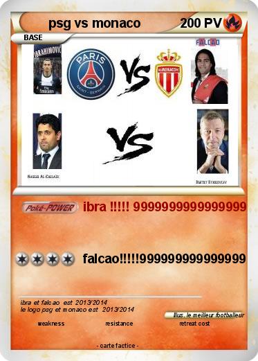 Pokemon psg vs monaco