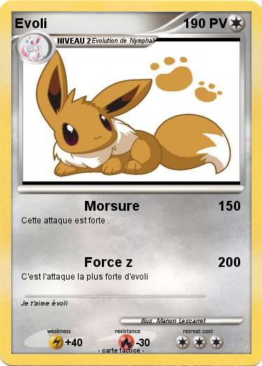 Pokemon Evoli