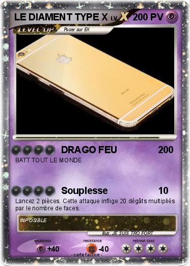 Pokemon LE DIAMENT TYPE X