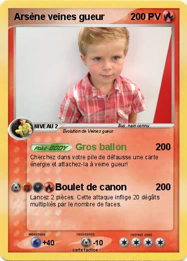 Pokemon Arsène veines gueur