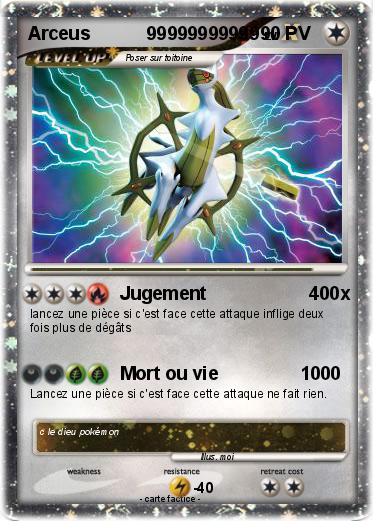 Pokemon Arceus           99999999999