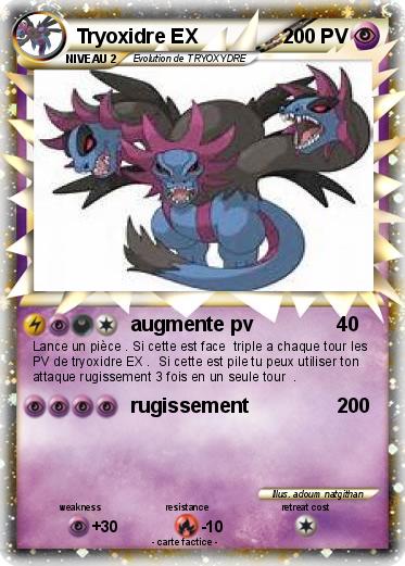 Pokemon Tryoxidre EX