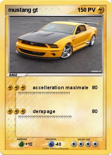 Pokemon mustang gt