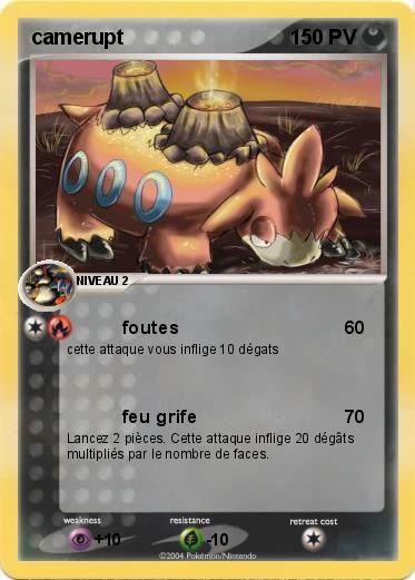 Pokemon camerupt                   