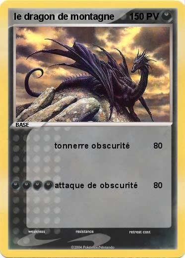 Pokemon le dragon de montagne